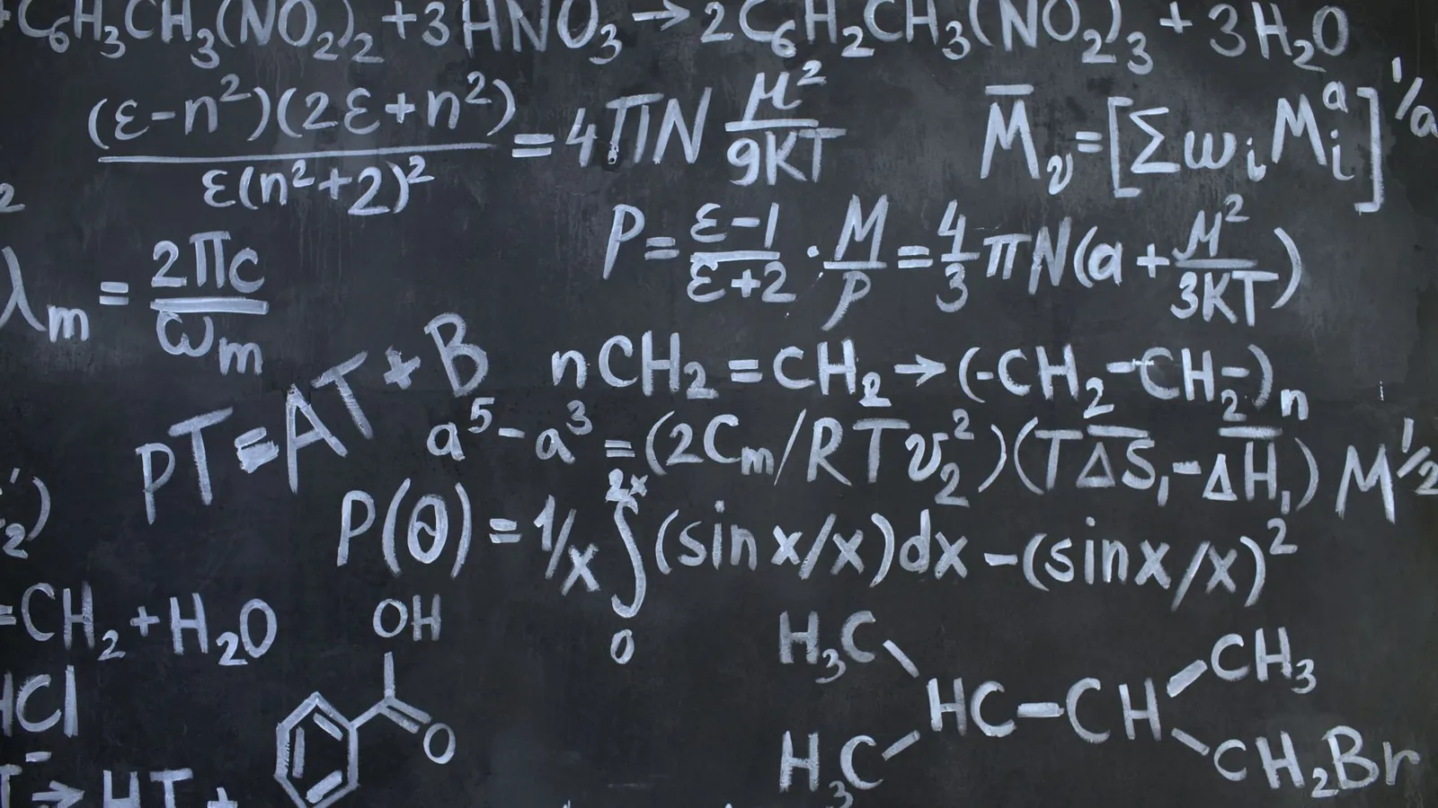 Whiteboard filled with mathematical notation about probability